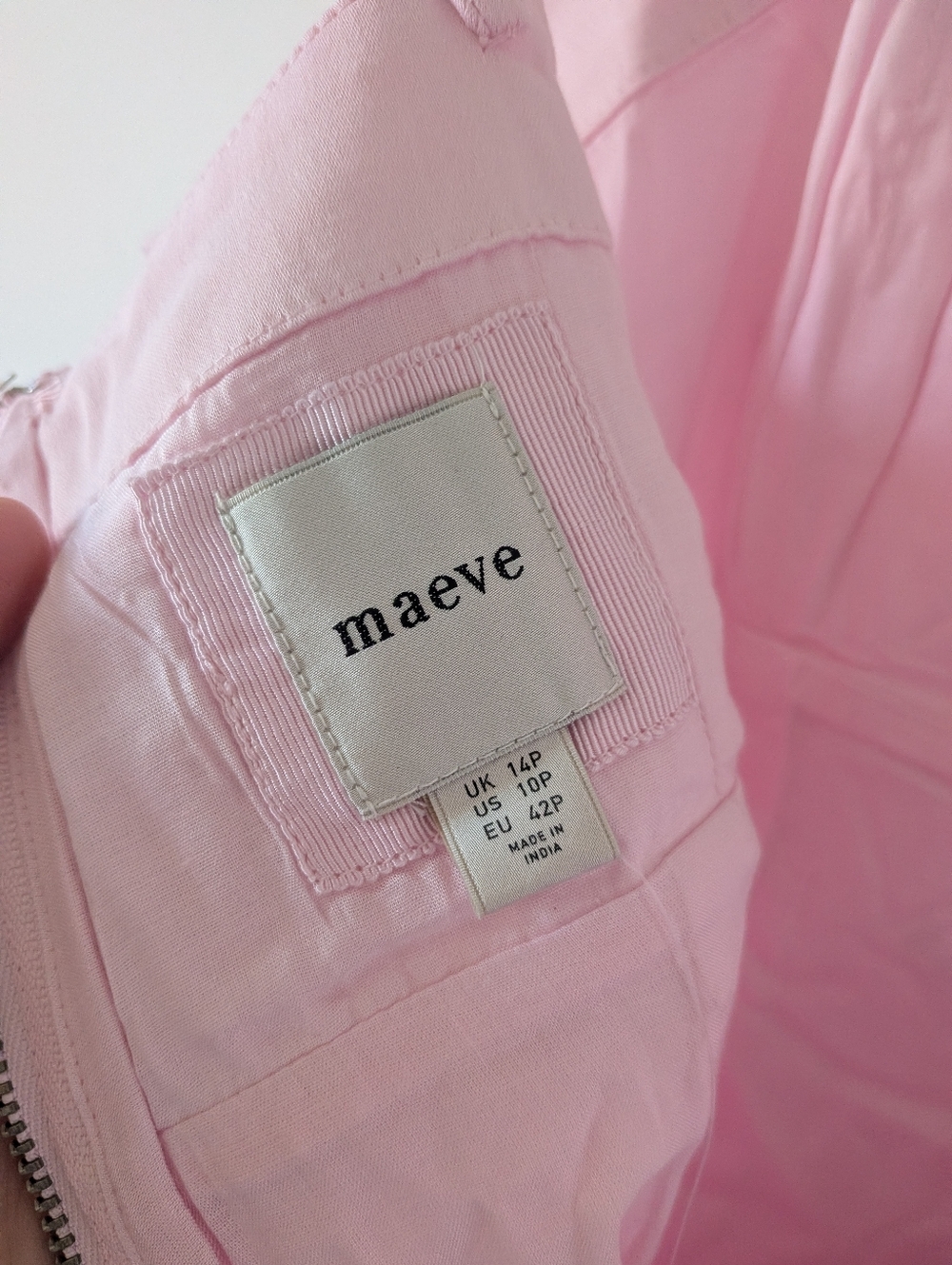 NWT! Anthropologie Maeve The Brynne 3-D Spaghetti-Strap Pink Bow - Picture 5 of 8